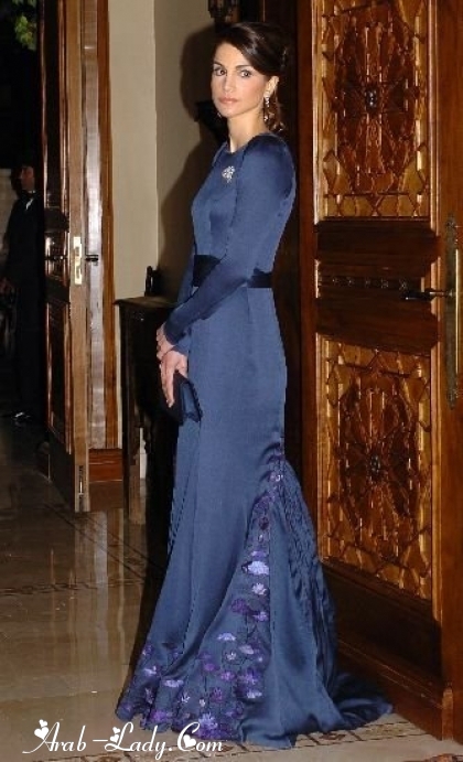الملكة رانيا إطلاله وأناقة ملكية ساحره