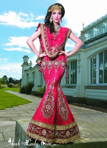 ما ترتديه العروس الهنديه في زفافها