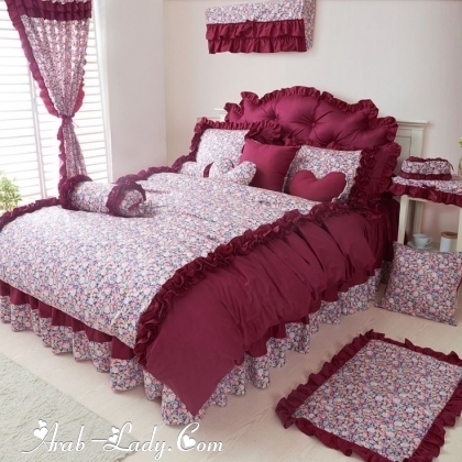 بالصور : أحدث تصاميم لمفارش السرير