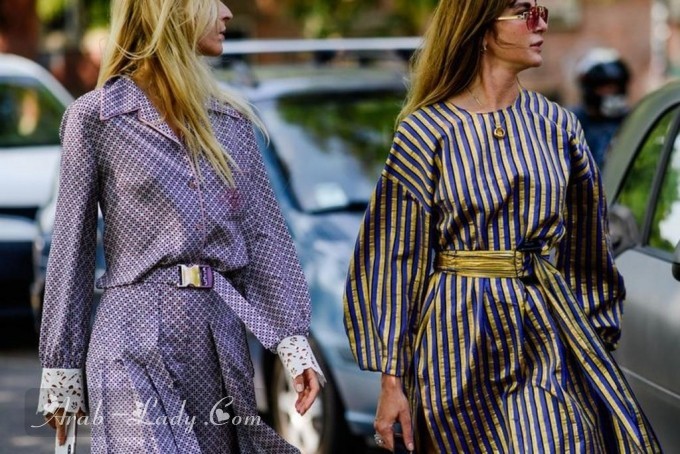 أحدث أزياء موضة الشارع من أسبوع الموضة في ميلان