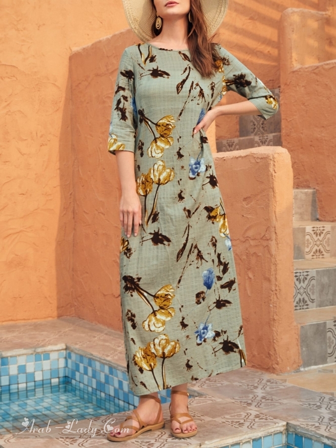 تشكيلة جديدة من الفساتين العربية الفاخرة بتصاميم خفيفة (مرفق رابط الطلب)