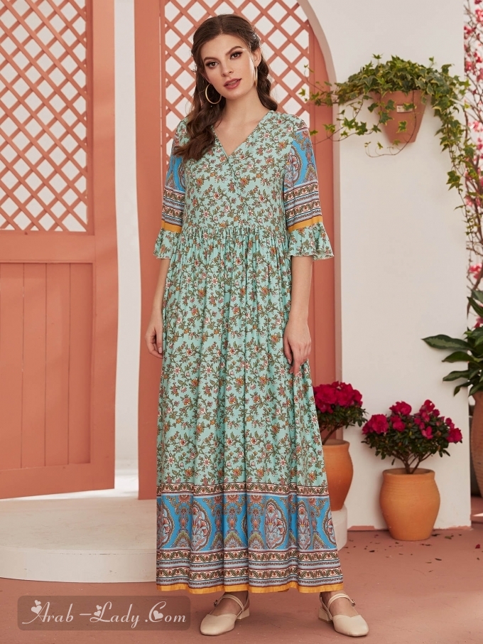 تألقي مع هذه المجموعة الجديدة من الفساتين العربية الجميلة بأسعار خاصة (مرفق رابط الطلب)