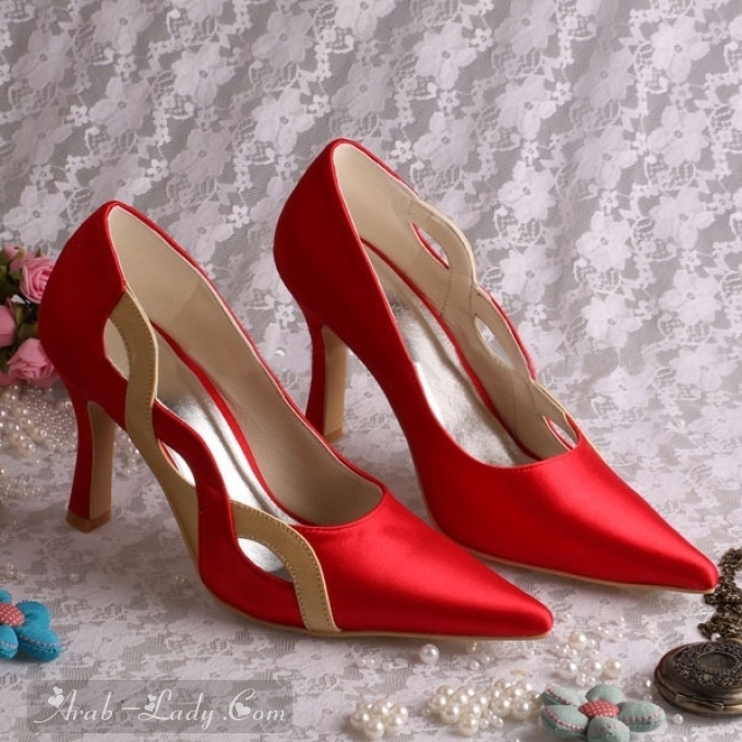 تشكيلة جديدة من أحذية الزفاف الفاخرة بأقل الأسعار (مرفق رابط الطلب)