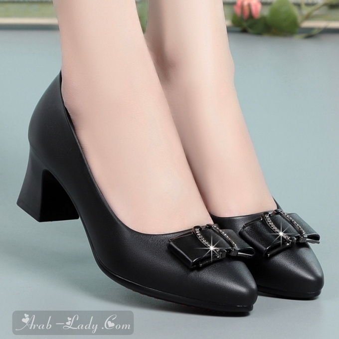 Womens Comfortable Thick Heels