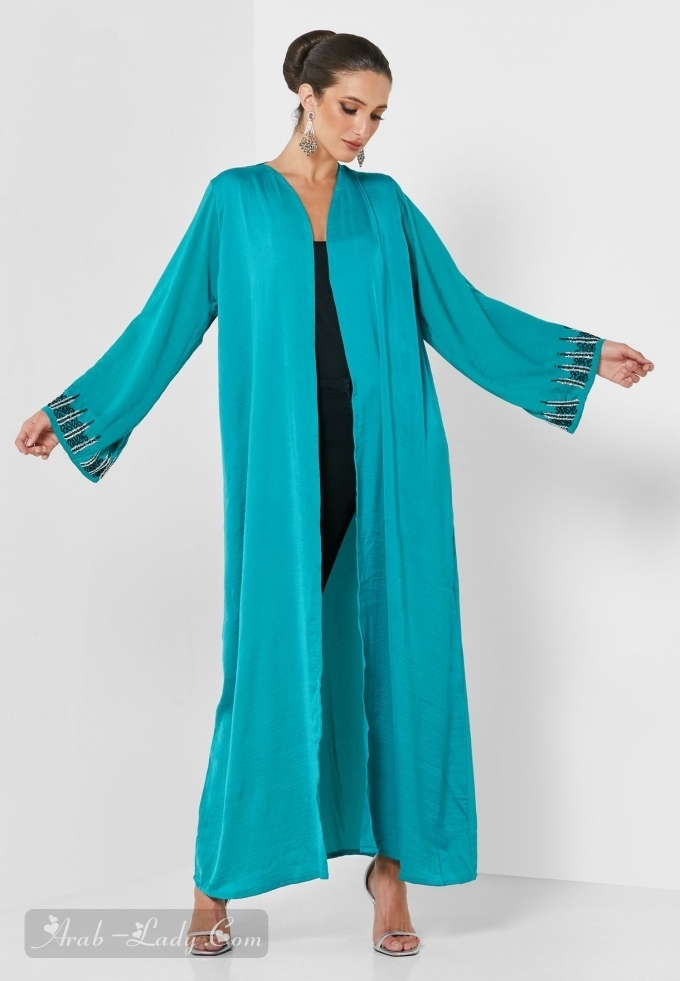 Embellished Sleeve Abaya