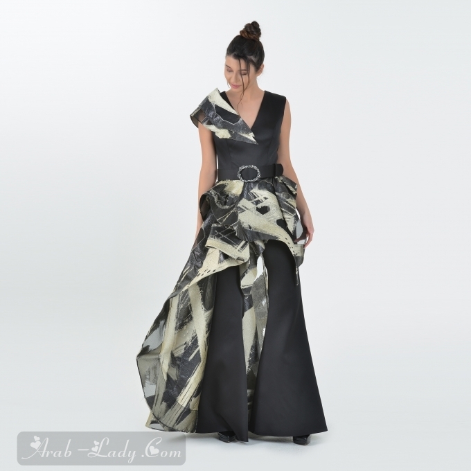 فستان سهرة من in couture 02158 ان كوتور
